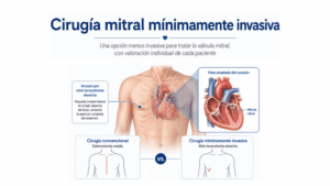 Cirugía mitral mínimamente invasiva: tratar la válvula a través de una pequeña incisión